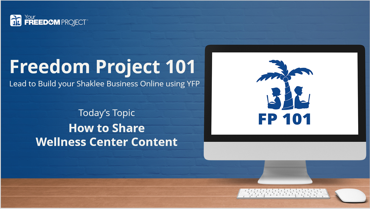 How To Share Wellness Center Content